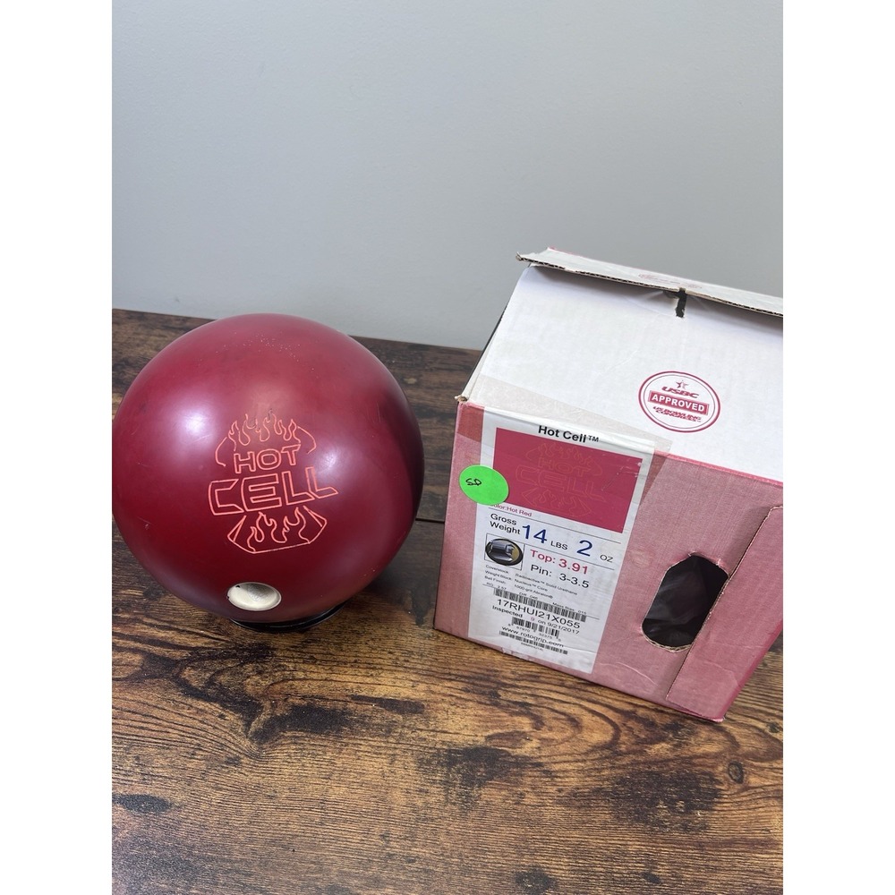 HOT cell Roto Grip Red (urethane) With Original Box 14 lbs 2oz